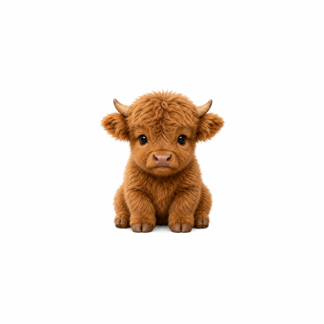 micro bull, shown at actual size